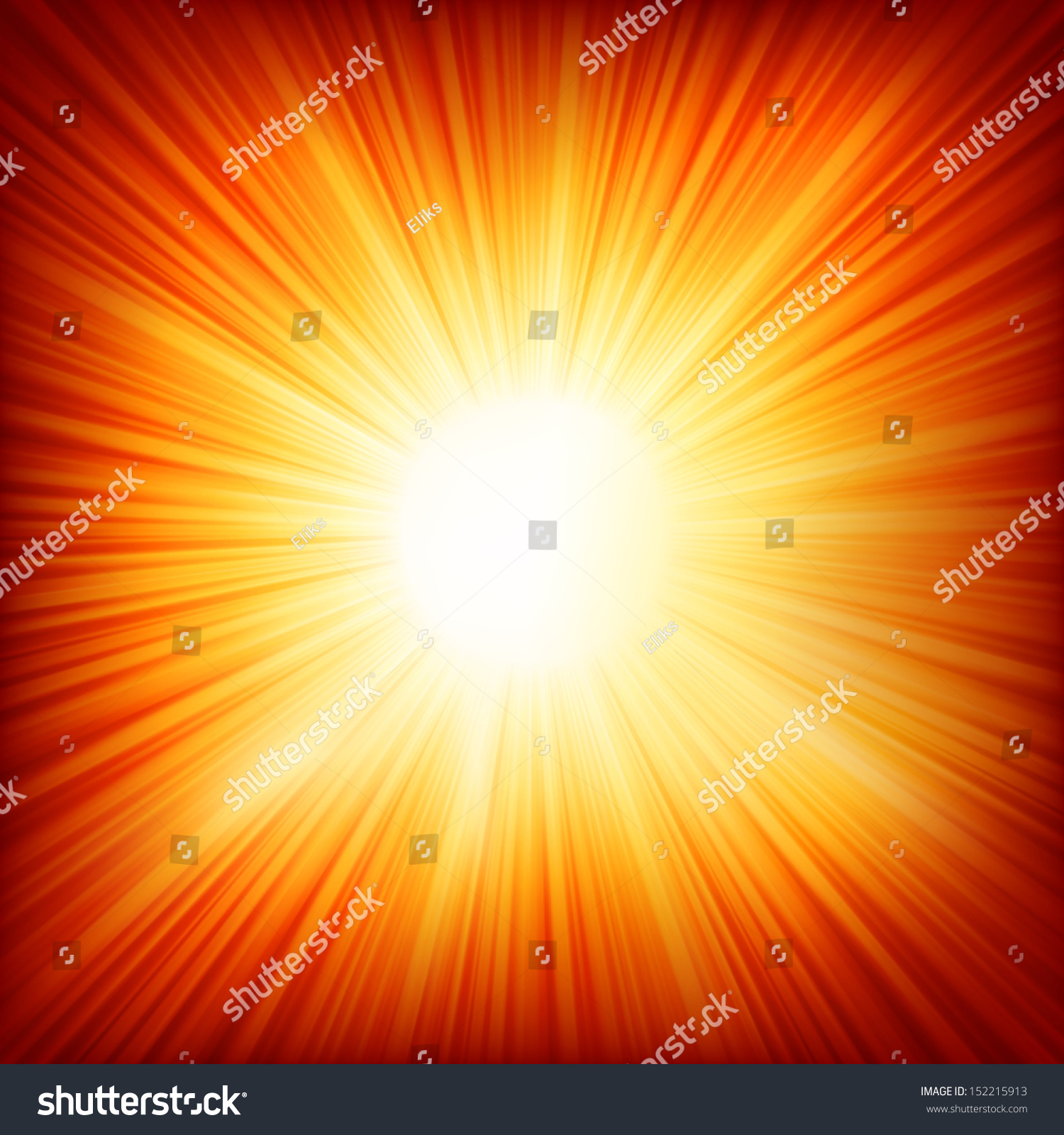 Star Burst Red Yellow Fire Eps Stock Vector (Royalty Free) 152215913 ...