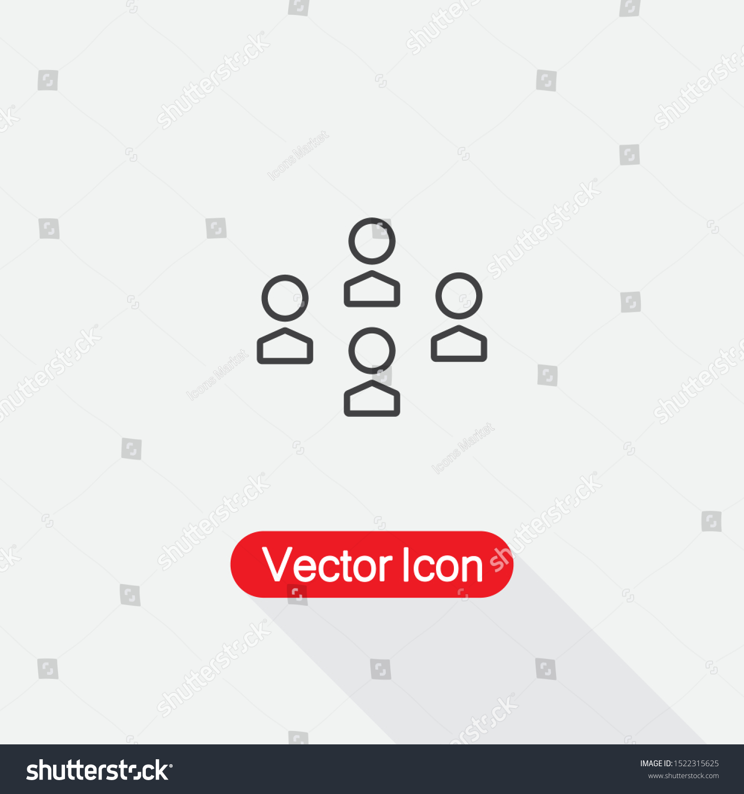 People Icon Group People Symbol Users Stock Vector (Royalty Free ...