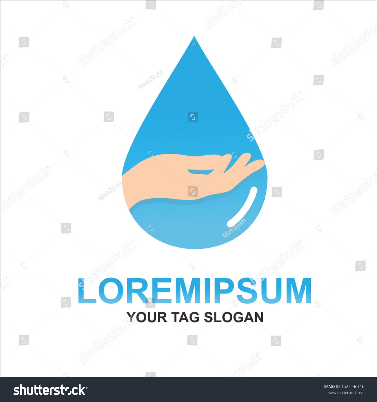 Washing Hand Logo Design Unique Stock Vector (Royalty Free) 1522446116 ...