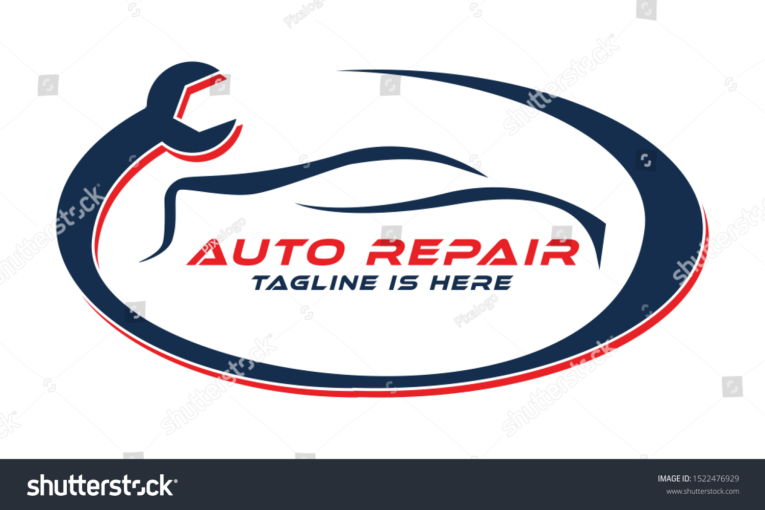 Car Repair Car Maintenance Logo Template Stock Vector (Royalty Free ...