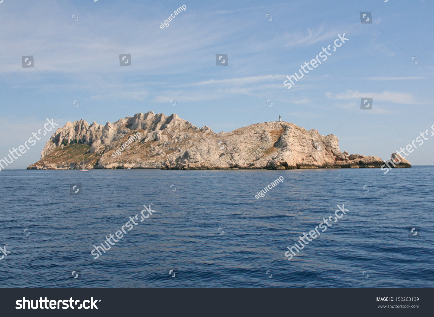 Tiboulen Maire Island Calanques De Marseille Stock Photo 152263139 ...