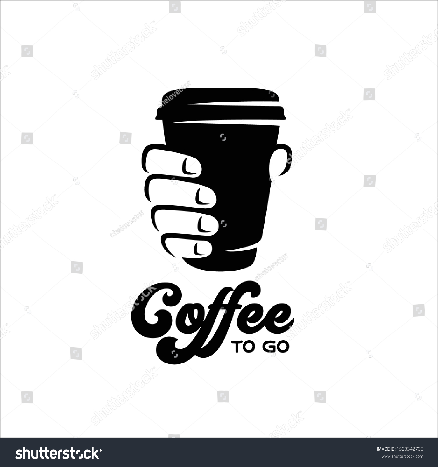 Стакан кофе логотип