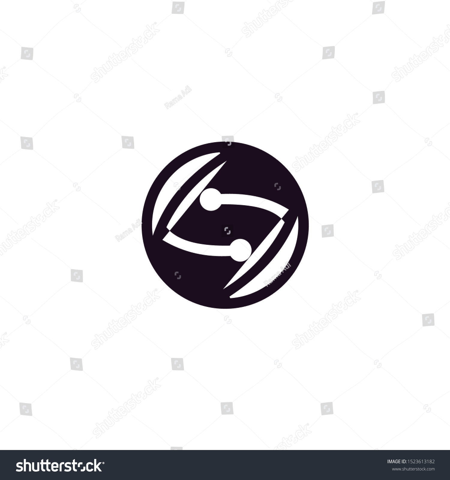 Letter S Drum Band Logo Vector Stock Vector (Royalty Free) 1523613182 ...