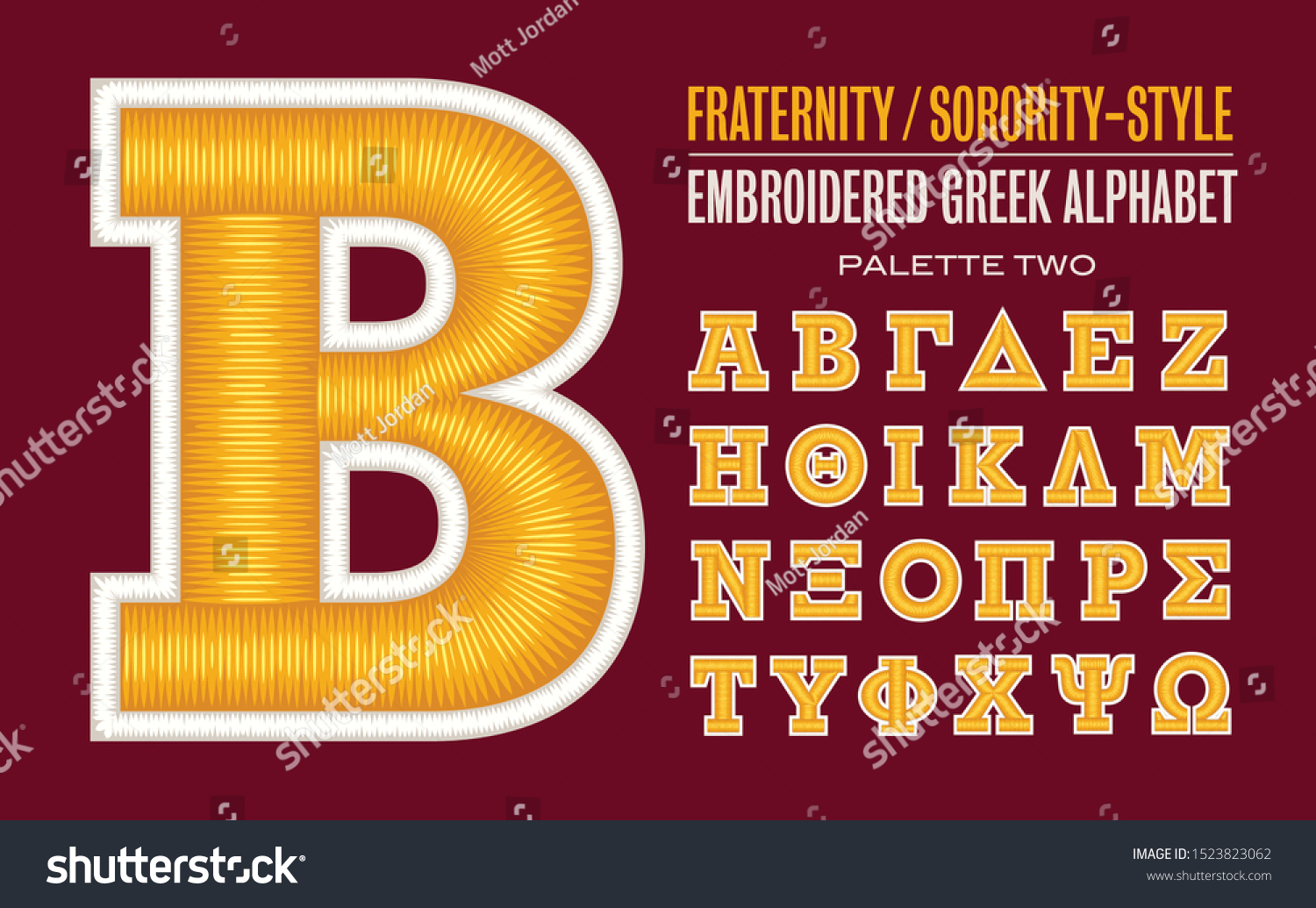 collegiate greek letter font