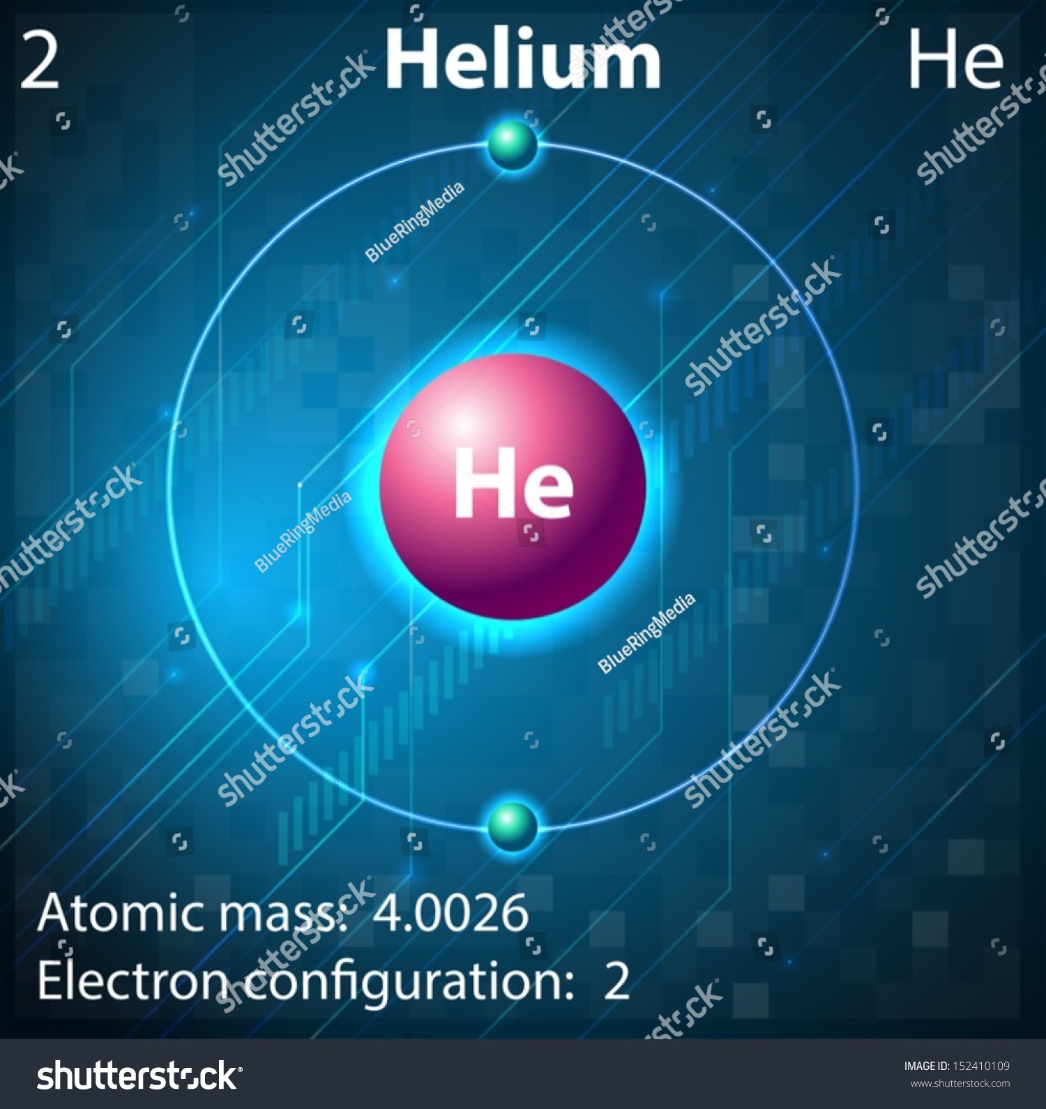 Illustration Element Helium Stock Vector (Royalty Free) 152410109 ...