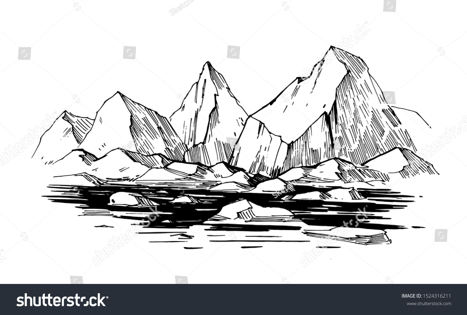 Ледник раскраска