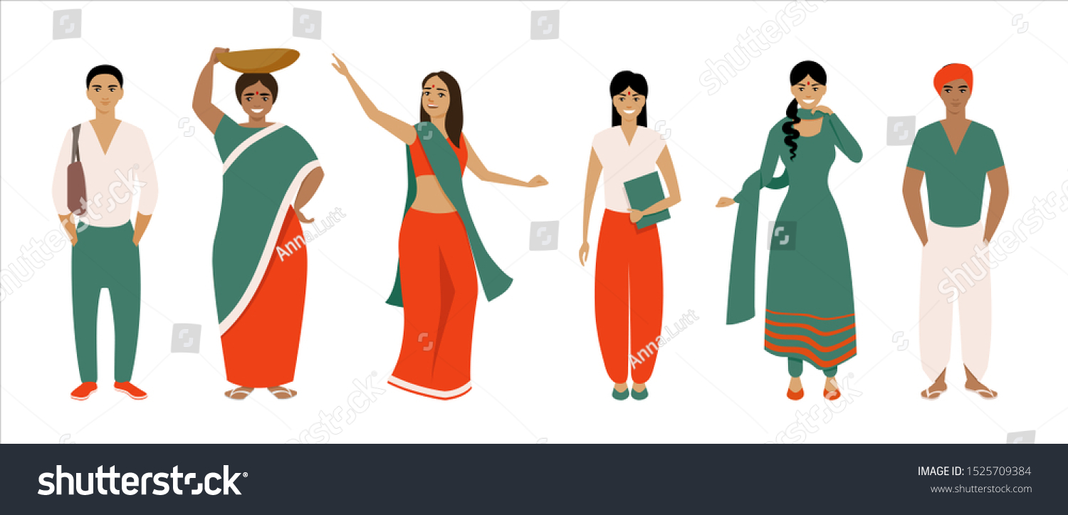 indian national dress men and women