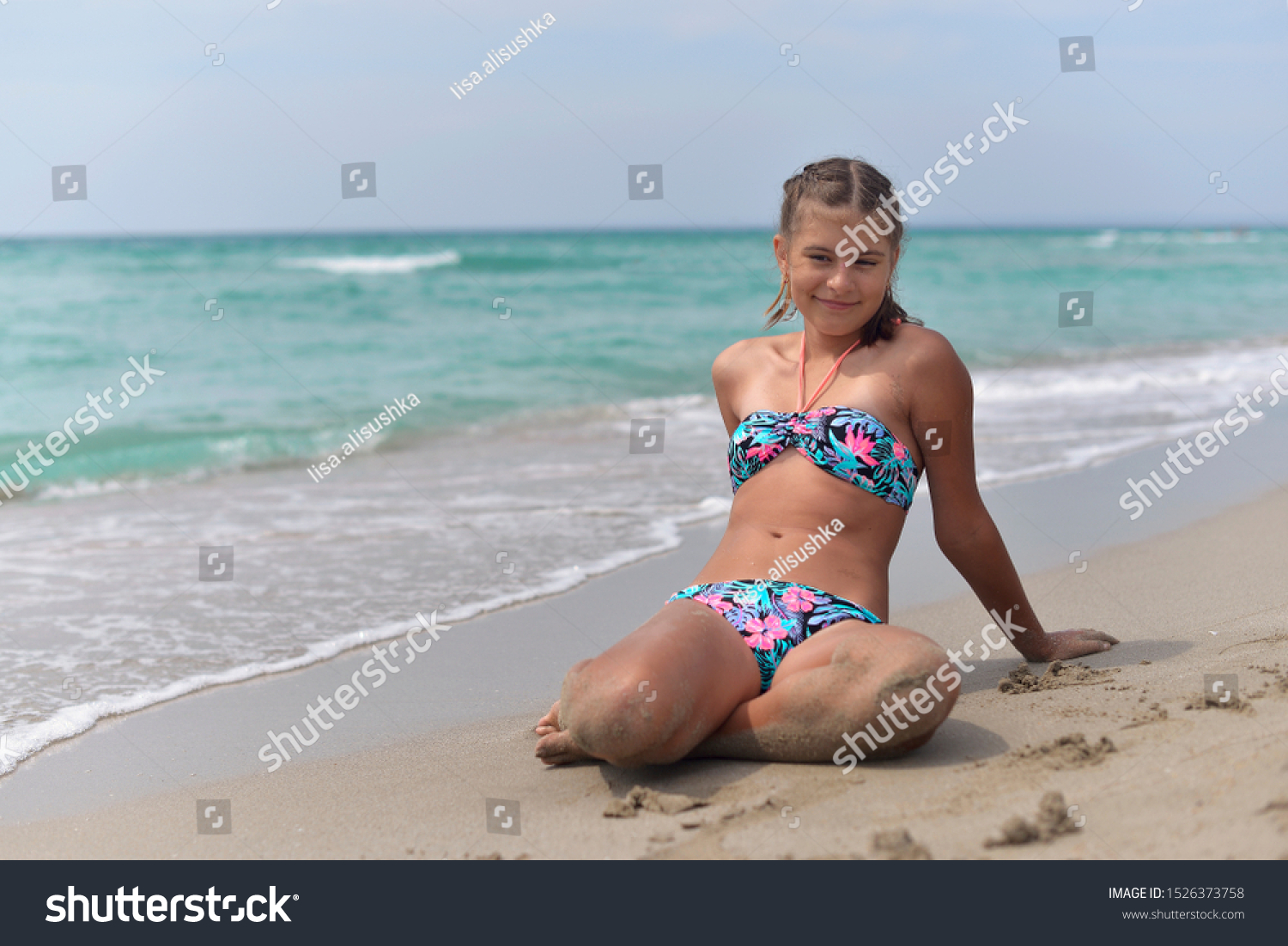 Hot Teen At Beach
