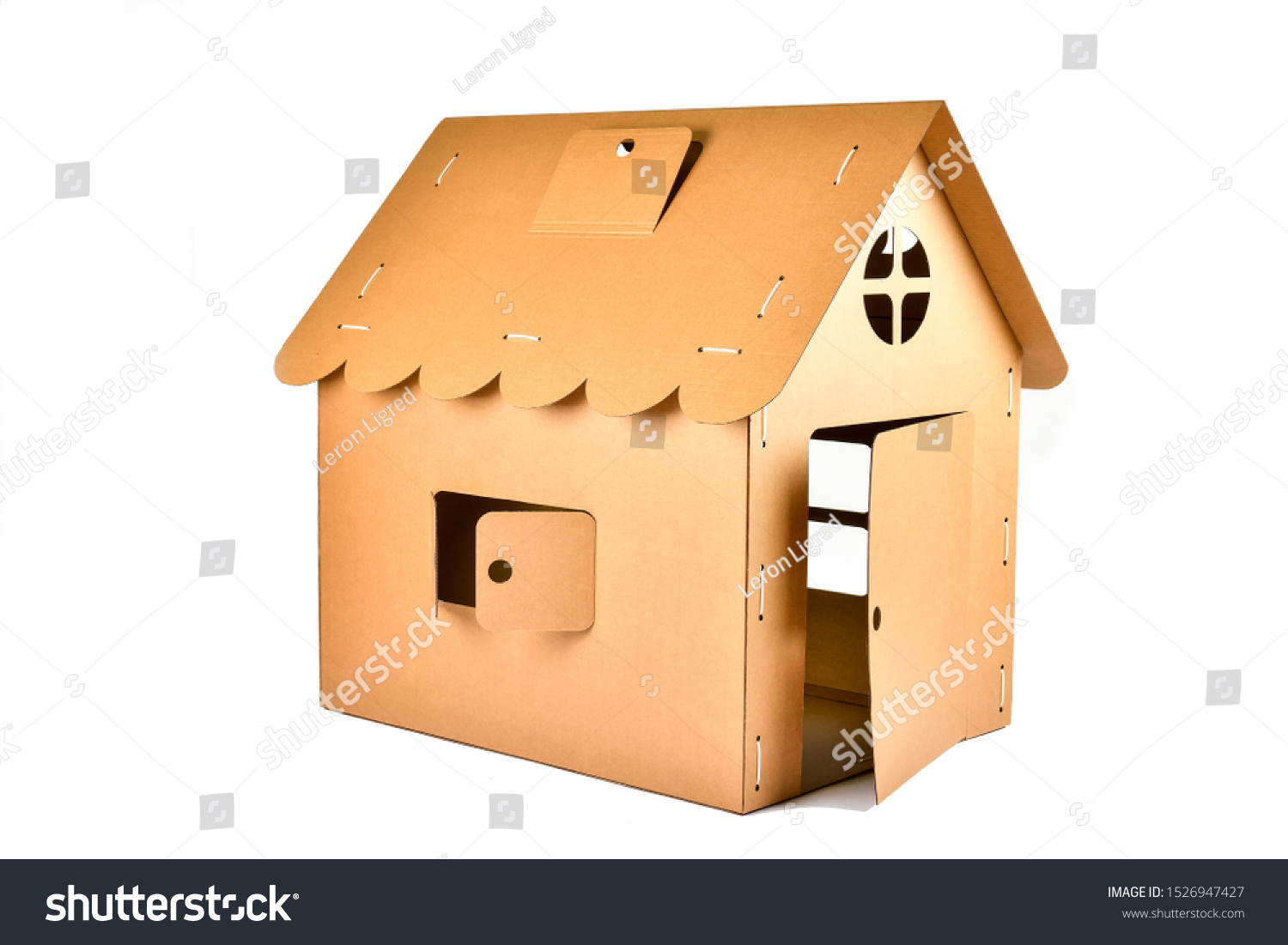 cardboard toy house