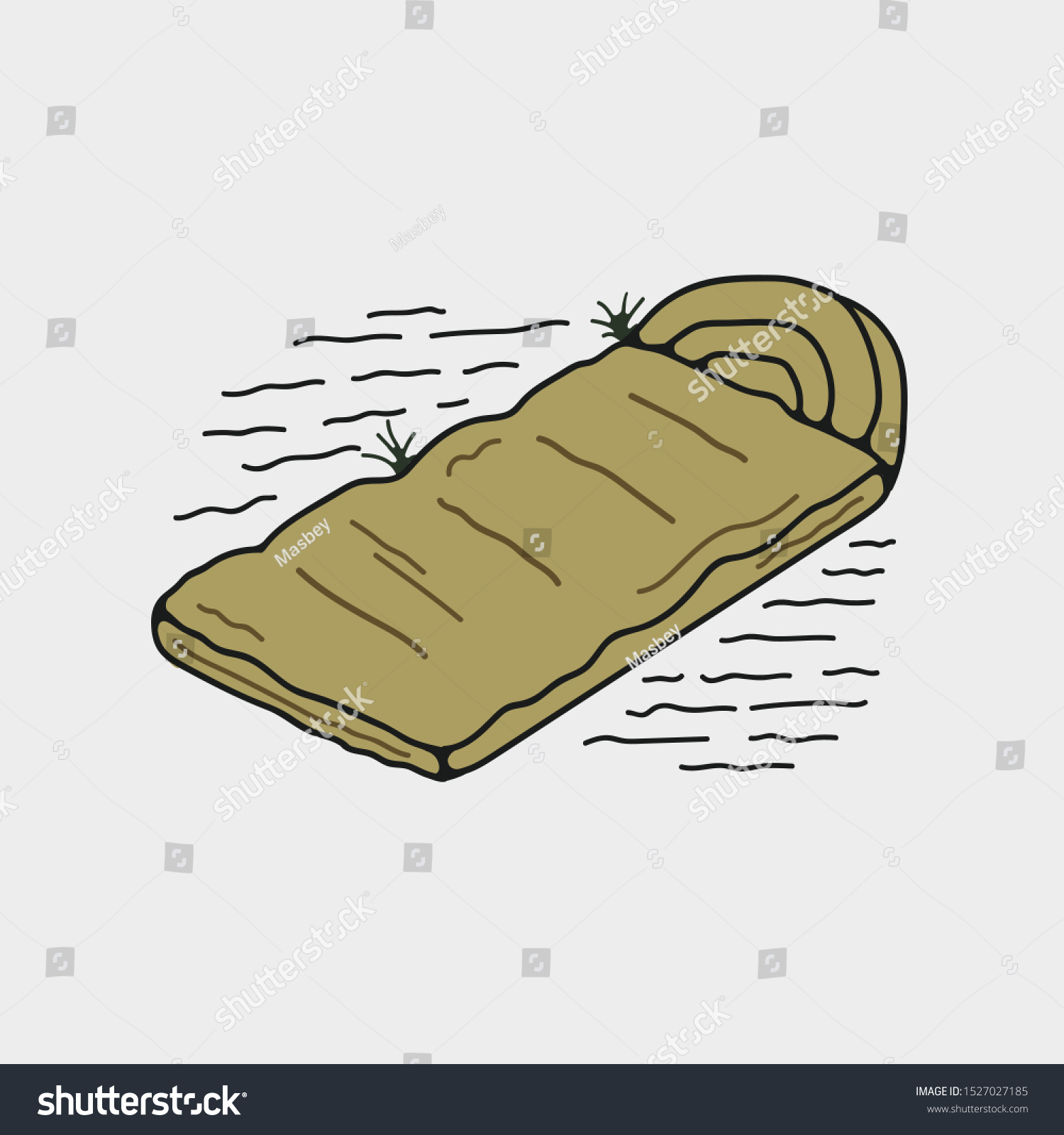 325 Backpack sketch sleeping bag Images, Stock Photos & Vectors ...