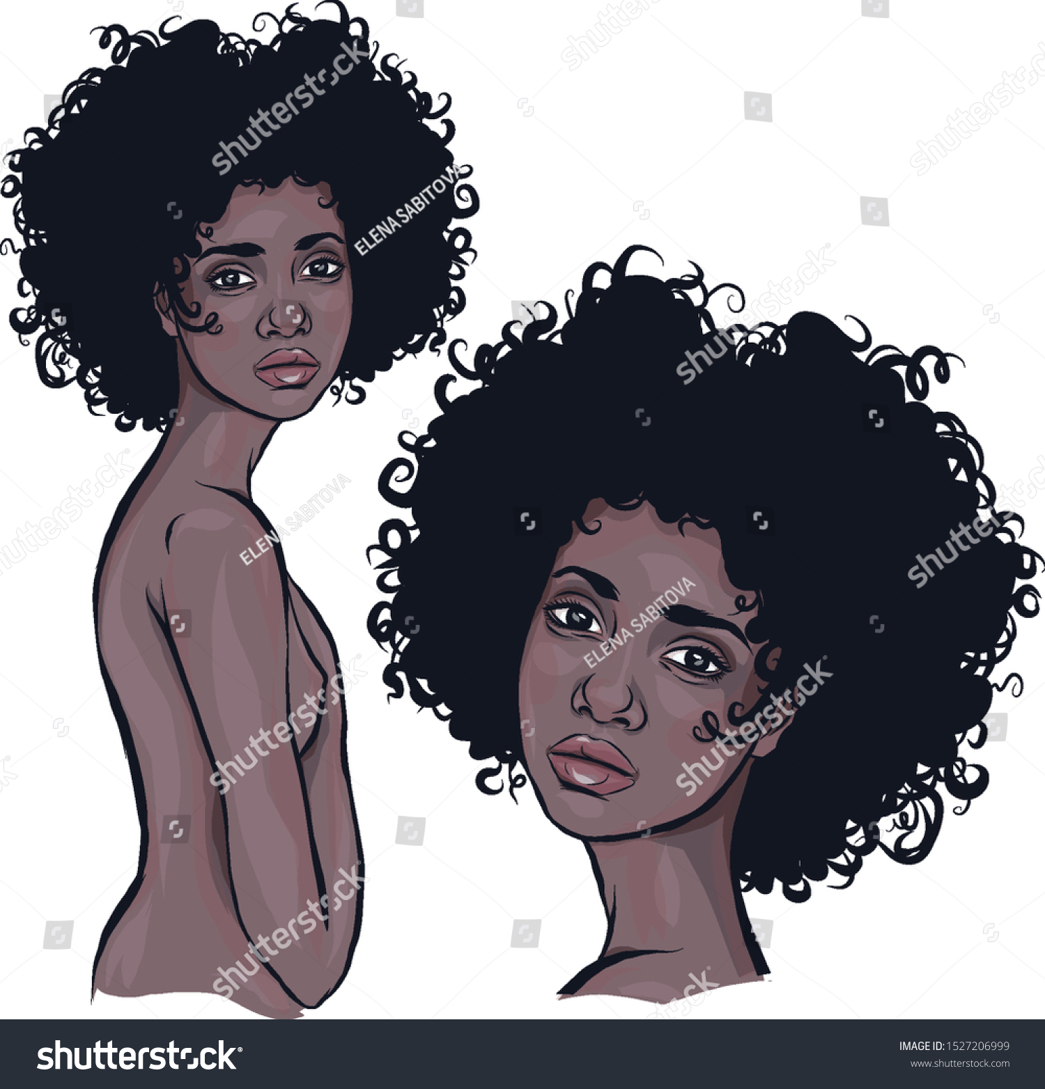 Black Naked Women