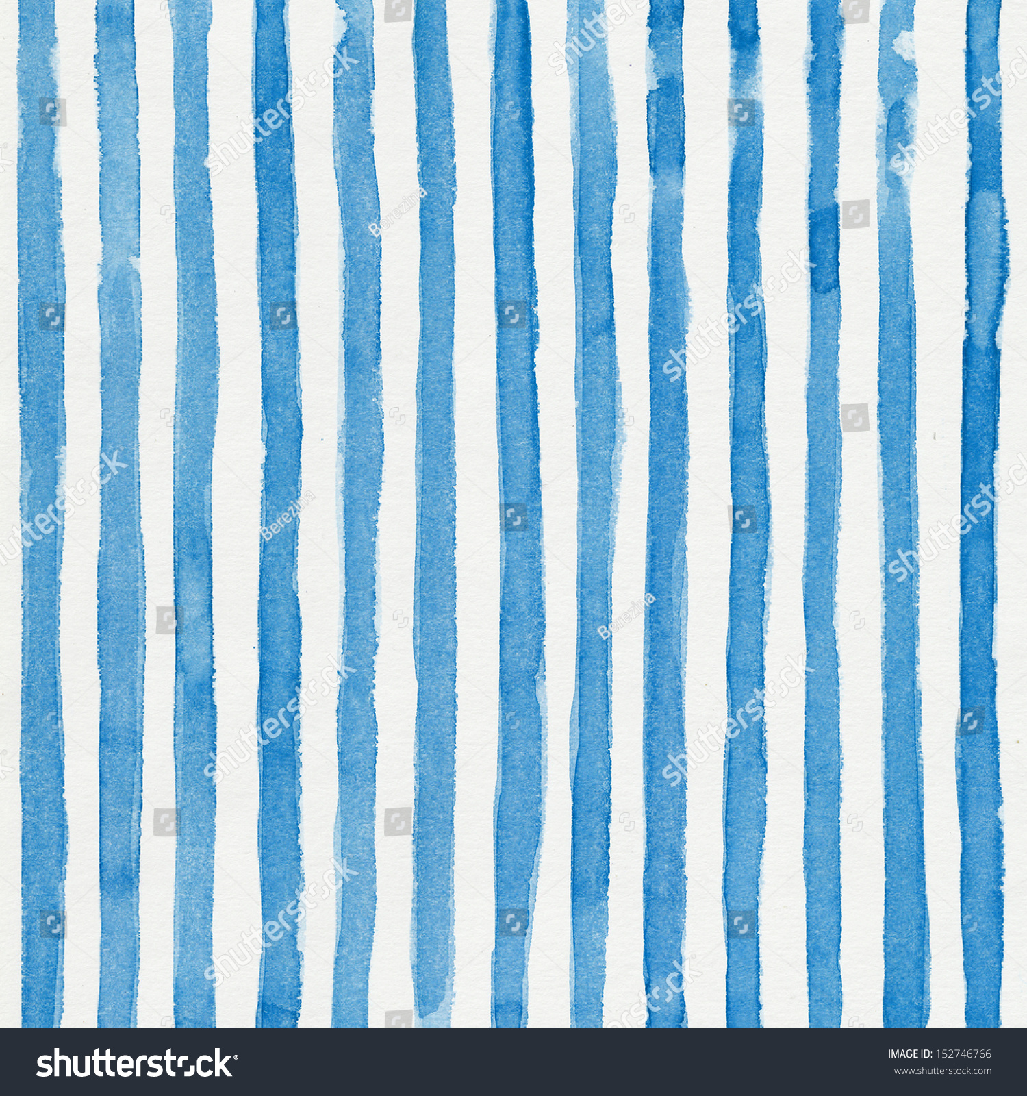 Watercolor Striped Background Vertical Blue Stripes Stock Illustration ...