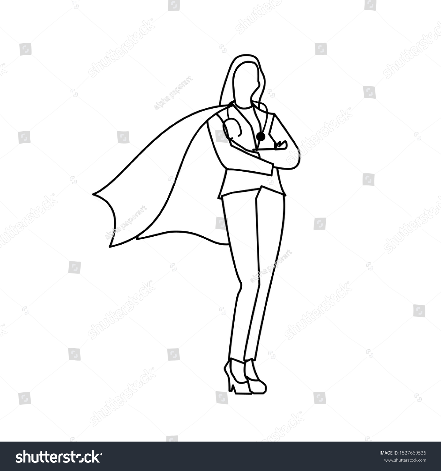 superhero body template