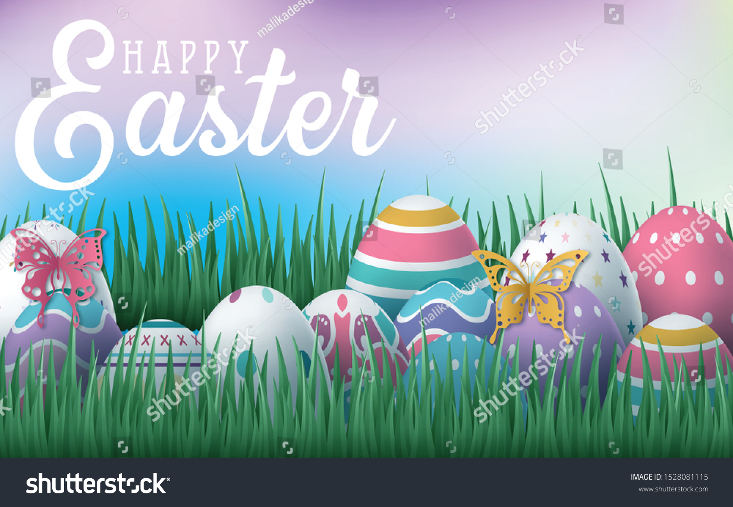 happy easter eggs wallpaper