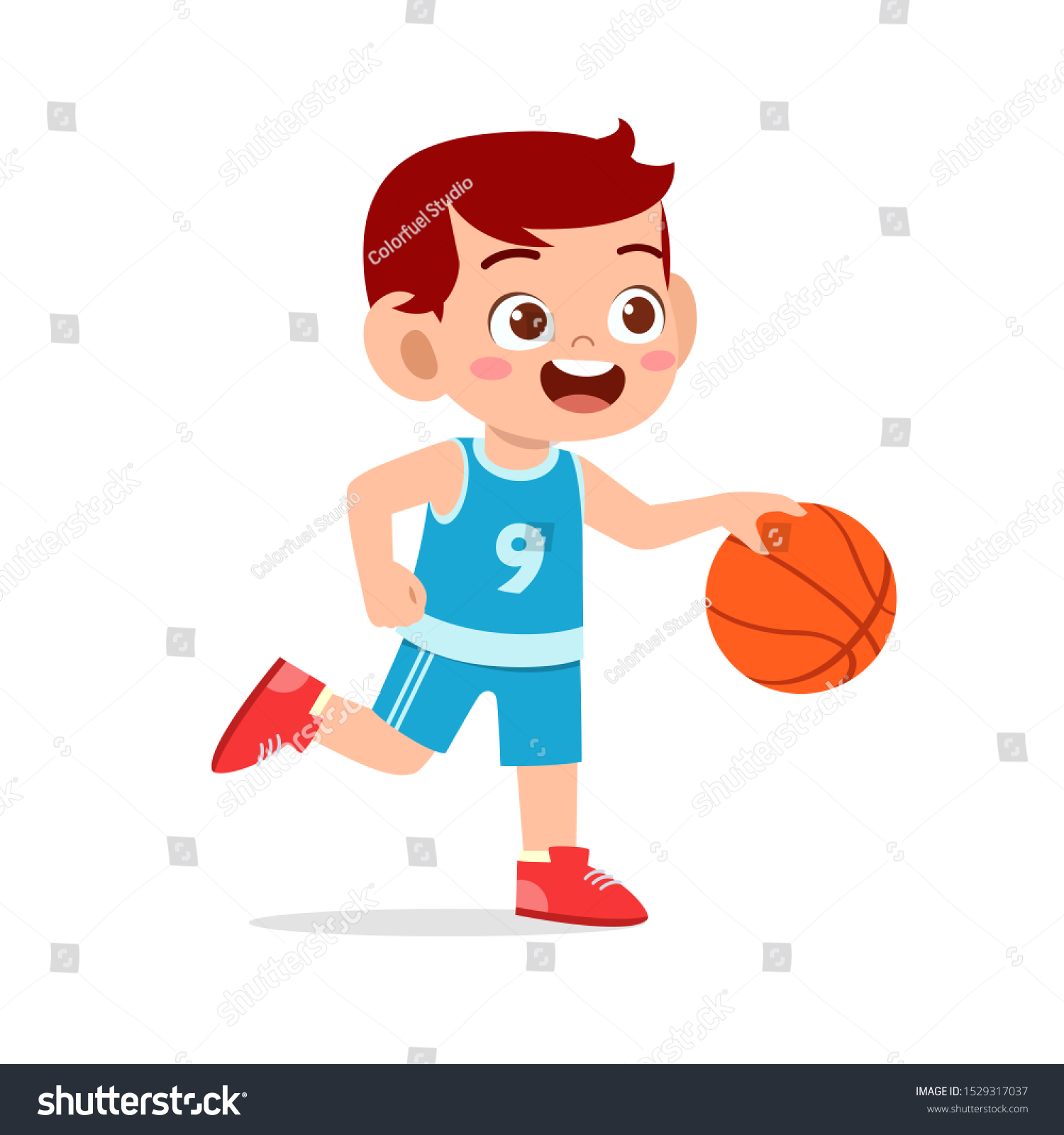 Баскетболист рисунок для детей