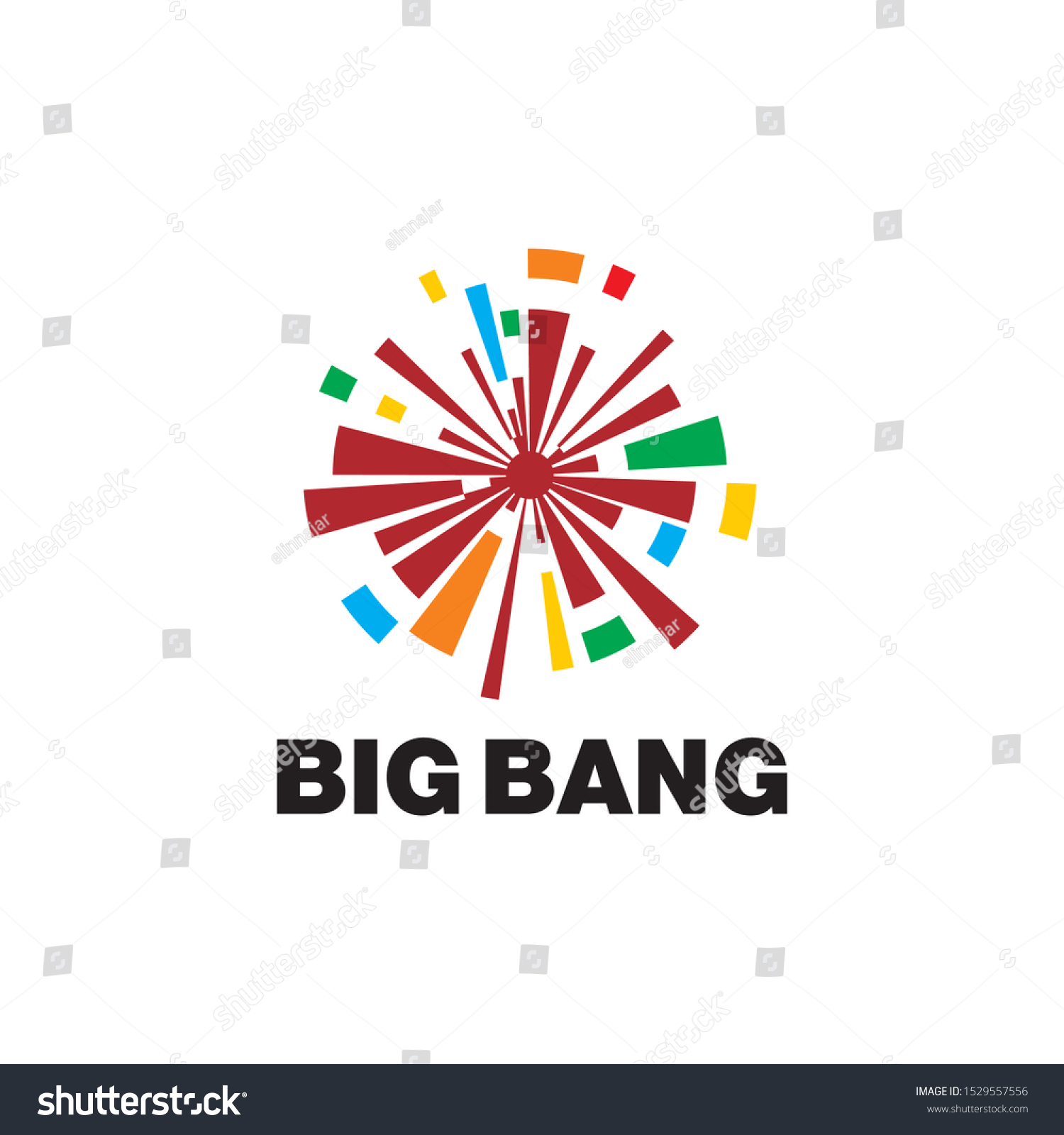 Big Bang Logo Design Vector Stock Vector (Royalty Free) 1529557556 ...