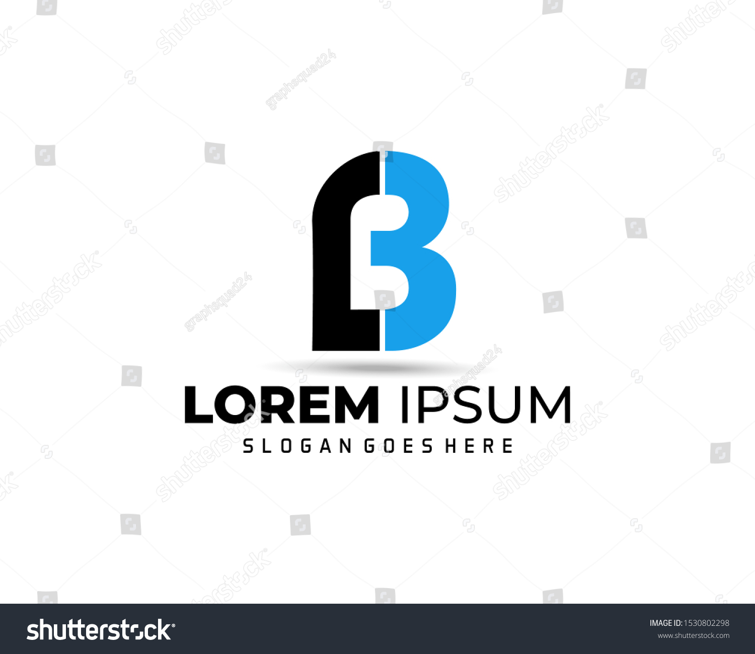 Lb L B Logo Design Vector Stock Vector (Royalty Free) 1530802298 ...