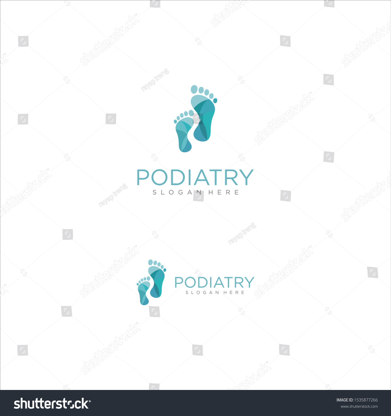 Podiatry Logo Isolated On White Background Stock Vector (Royalty Free ...