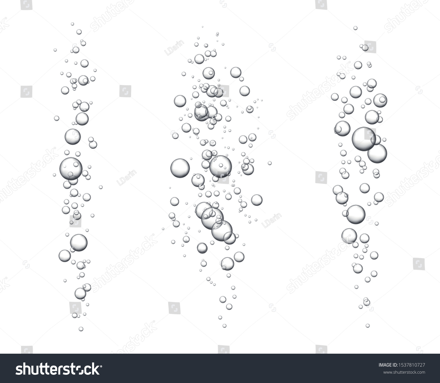 Vector Set Fizzy Drink Isolated On Stock Vector (Royalty Free ...