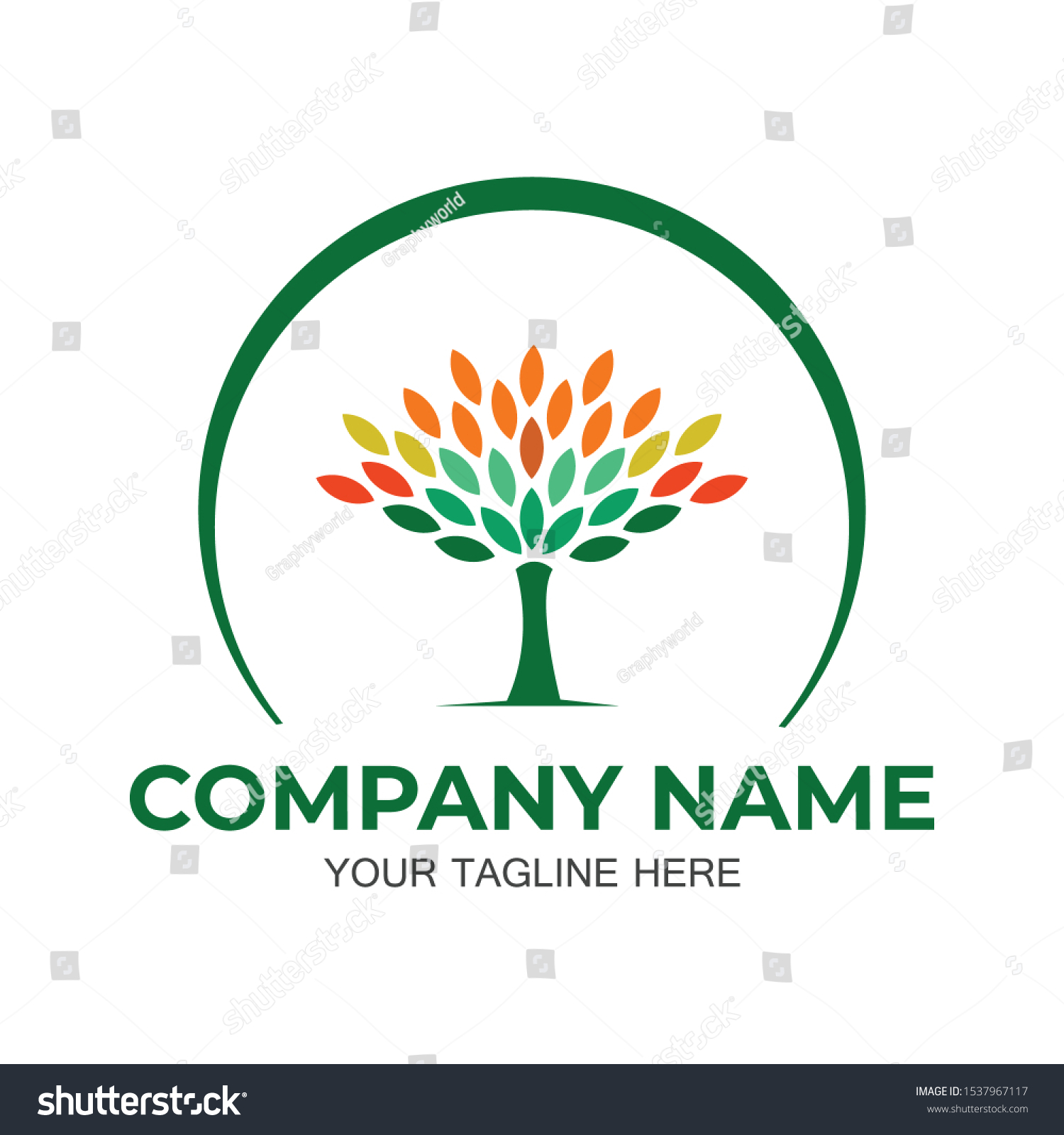 social-organization-tree-vector-logo-design-stock-vector-royalty-free