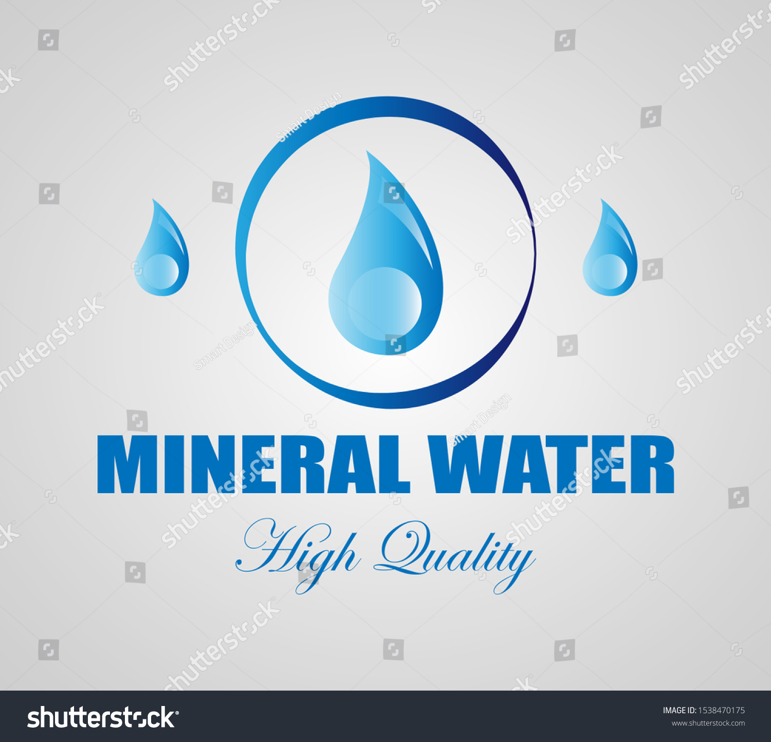 drinking water logo design