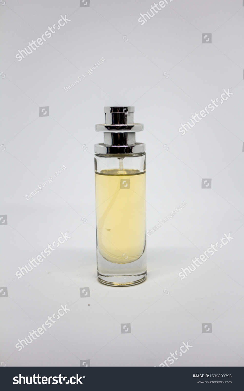 Simple Isolated Front View Perfume Bottle Stock Photo 1539803798 ...