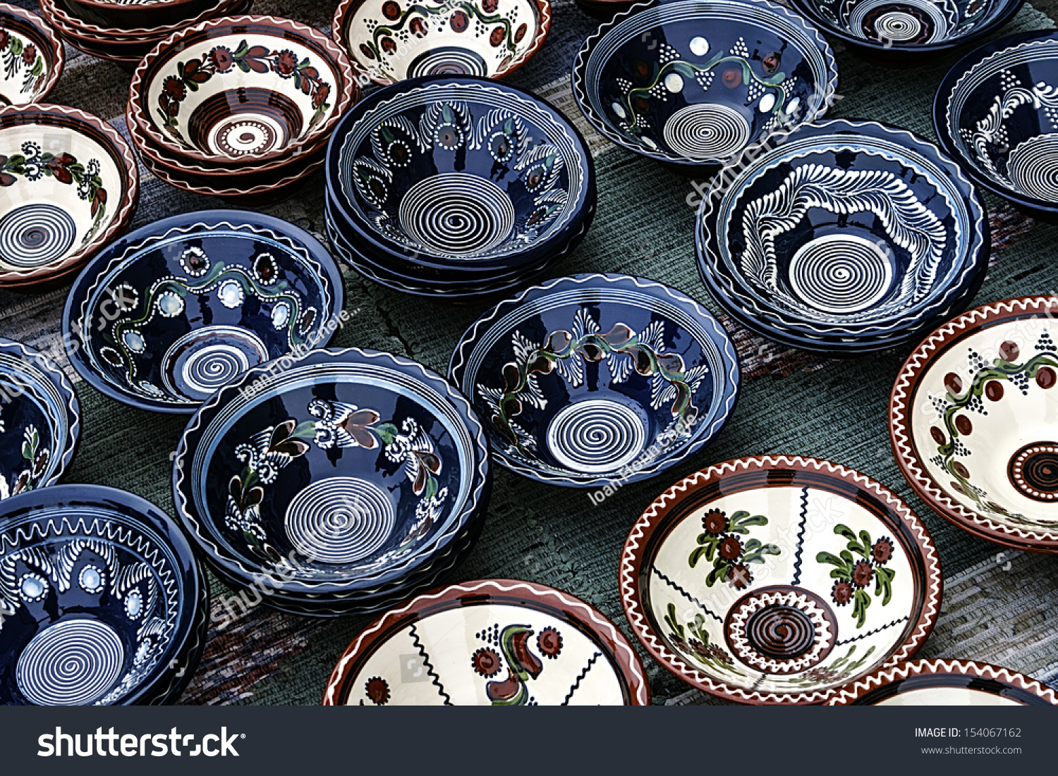suicide for example Dust Romanian Traditional Ceramic Bowls Form Painted Stock Photo 154067162 |  Shutterstock