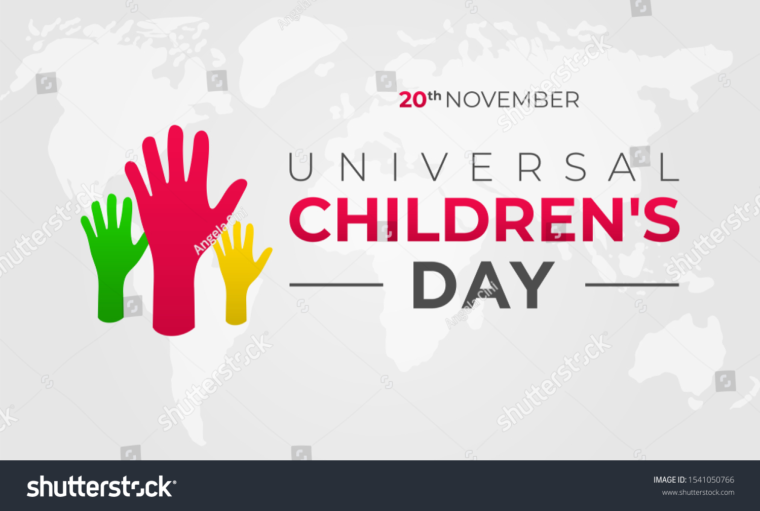 Universal Childrens Day Background Illustration Stock Vector (Royalty ...