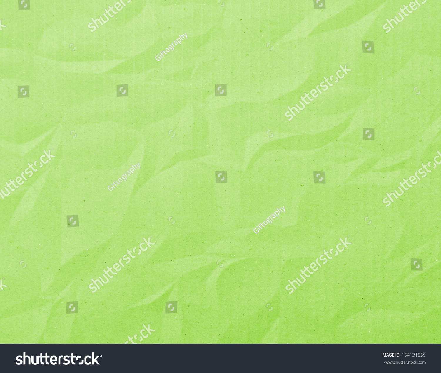 Green Crinkle Paper Backdrop Background Stock Photo 154131569 ...