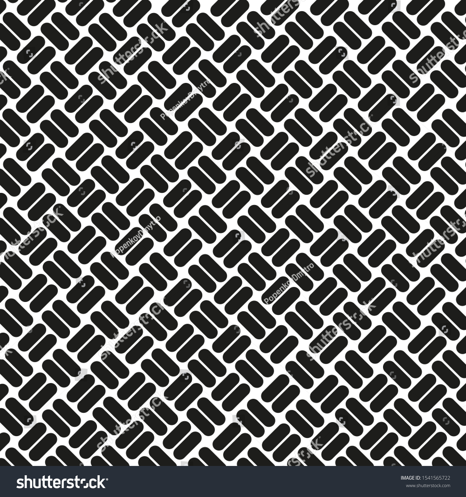 Monochrome Parquet Pattern White Background Stock Vector (Royalty Free ...