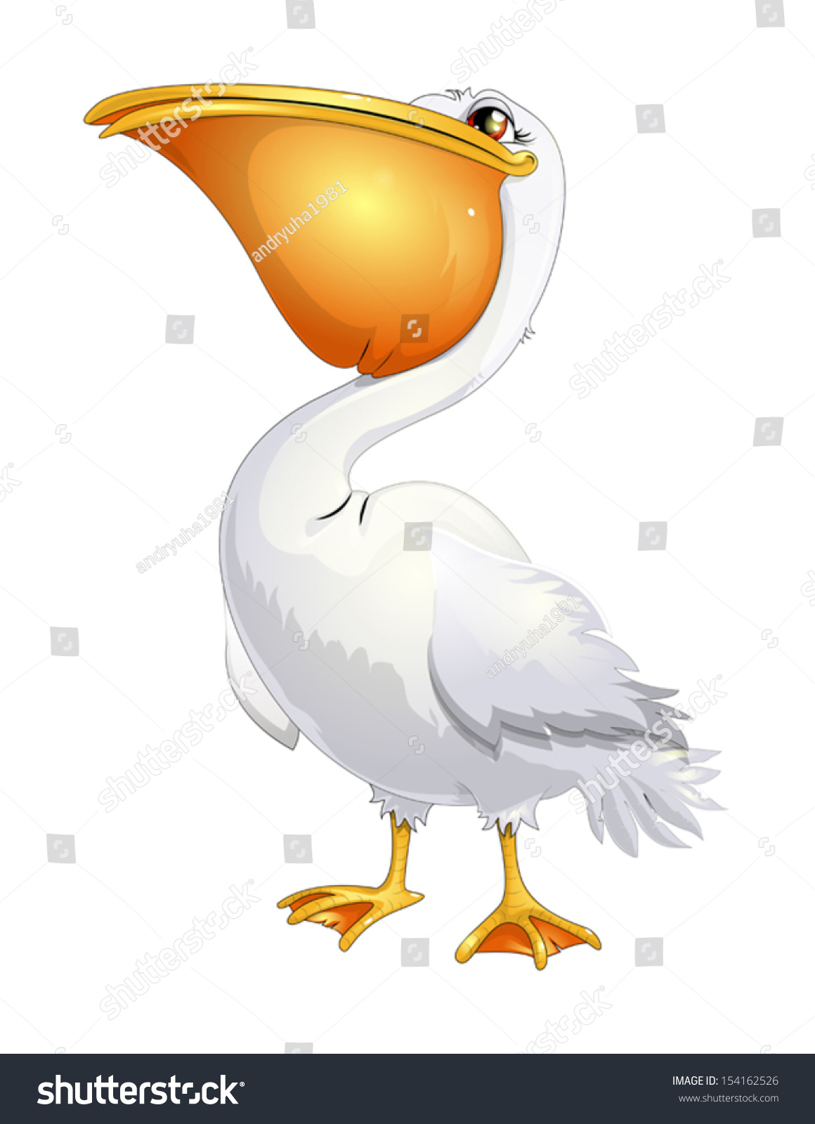 Pelican Stock Vector (Royalty Free) 154162526 | Shutterstock