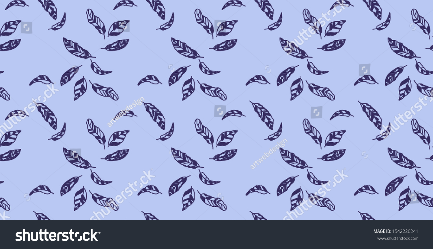 Feather Seamless Texture Background Vector Illustration Stock Vector ...