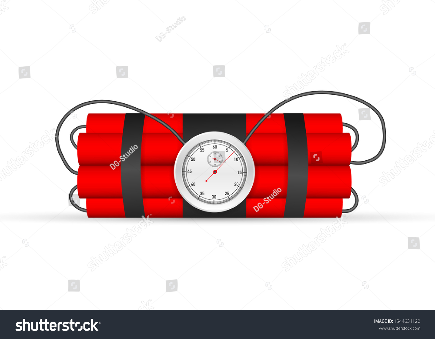 Explosion Countdown Tnt Time Bomb Timebomb Stock Vector (Royalty Free ...