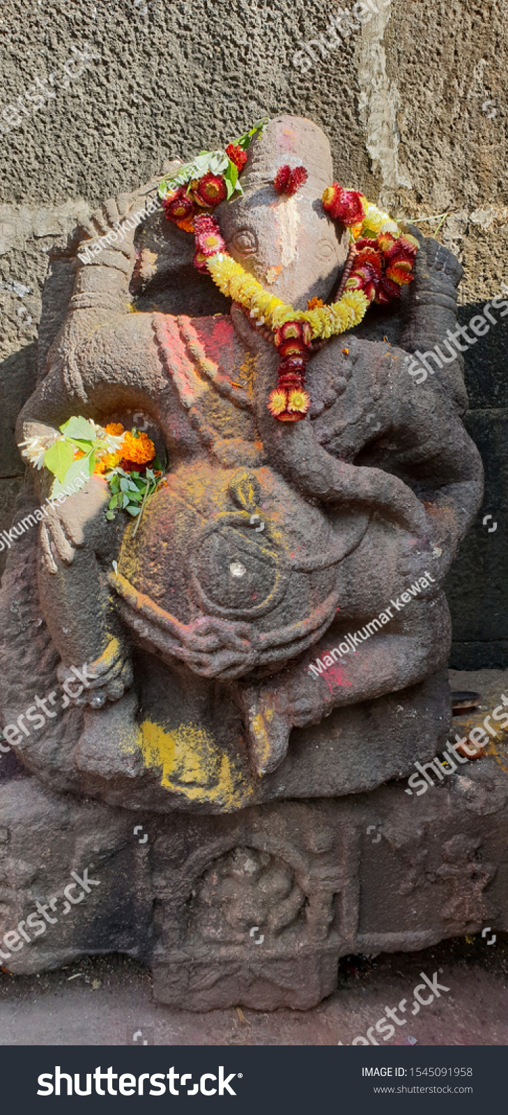 Lord Ganesha Idol Bhimashankar Temple Stock Photo 1545091958 | Shutterstock