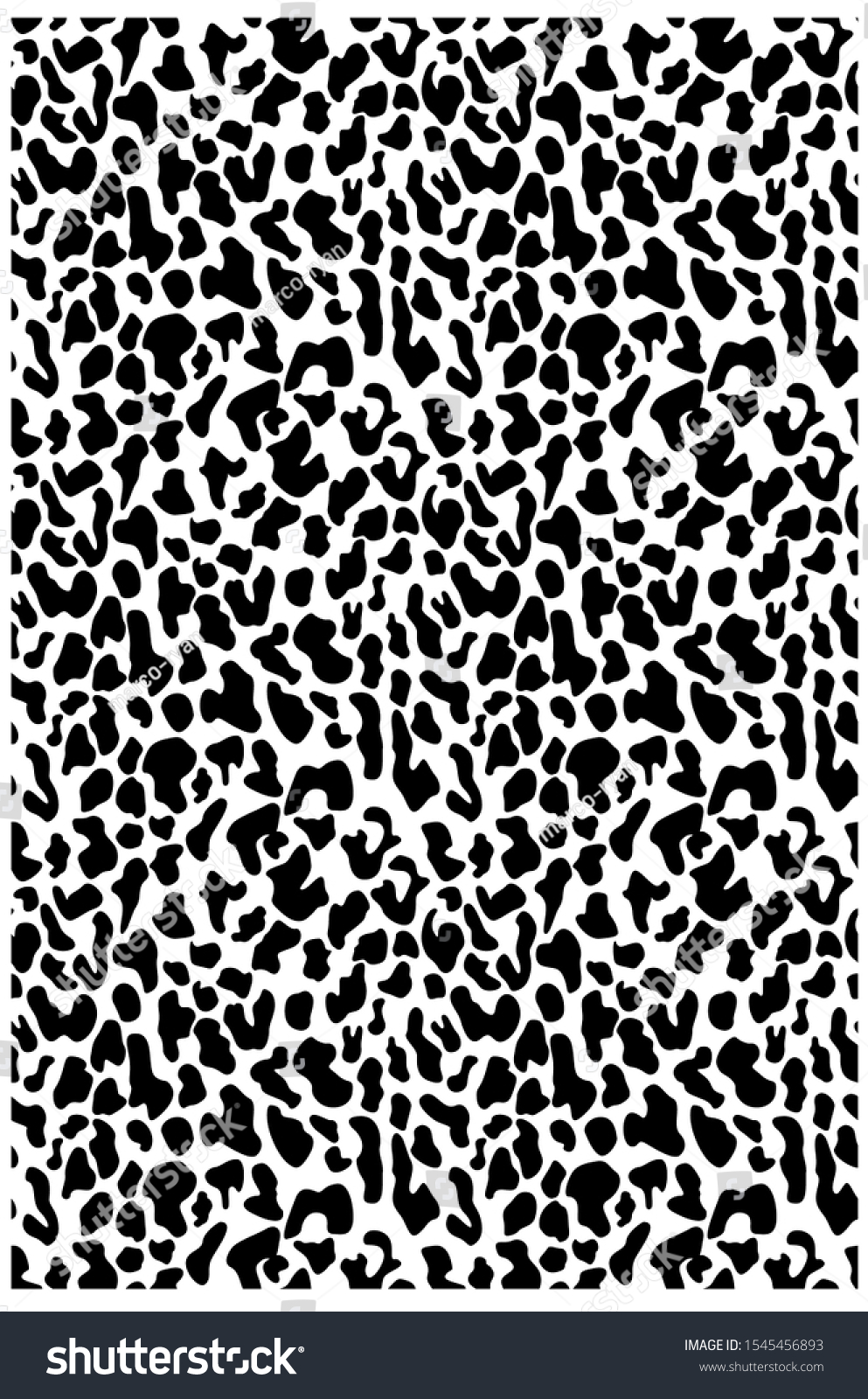 Black White Leopard Pattern Apparel Stock Vector (Royalty Free ...