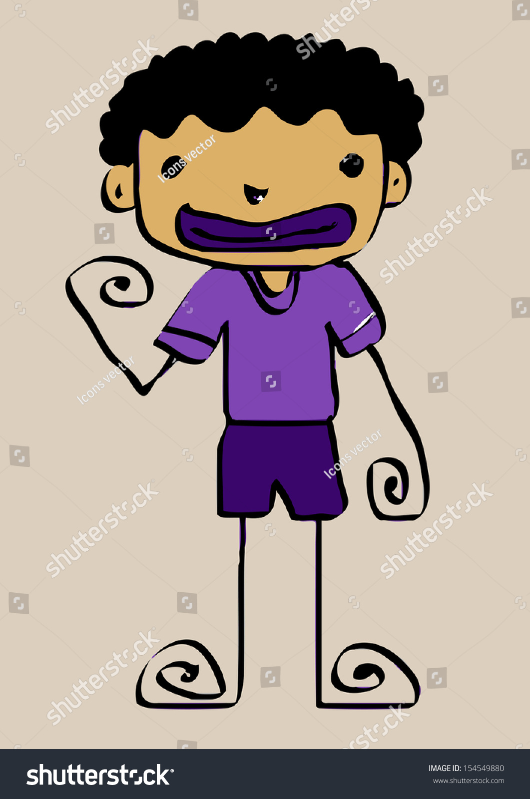 Cute Cartoon Boys Girls Clip Art Stock Illustration 154549880 Shutterstock 9585