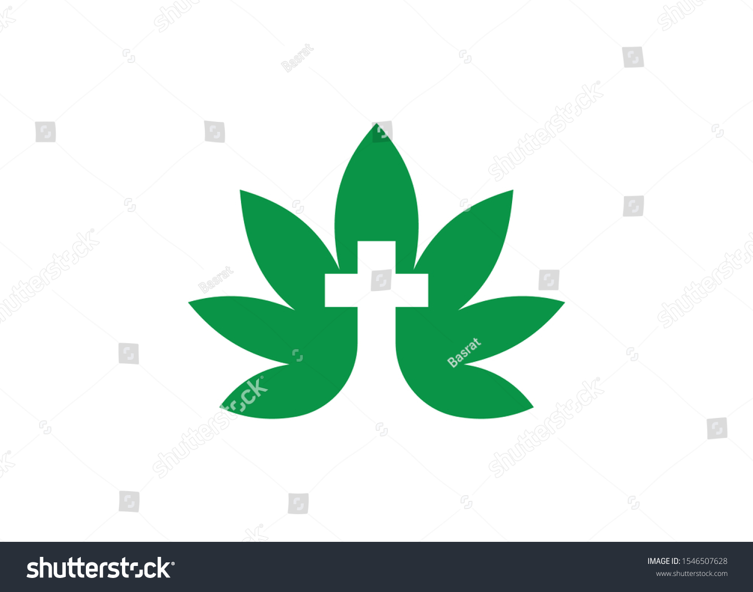 Cannabis Cross Logo Design Template Marijuana Stock Vector (Royalty Free) 1546507628 | Shutterstock