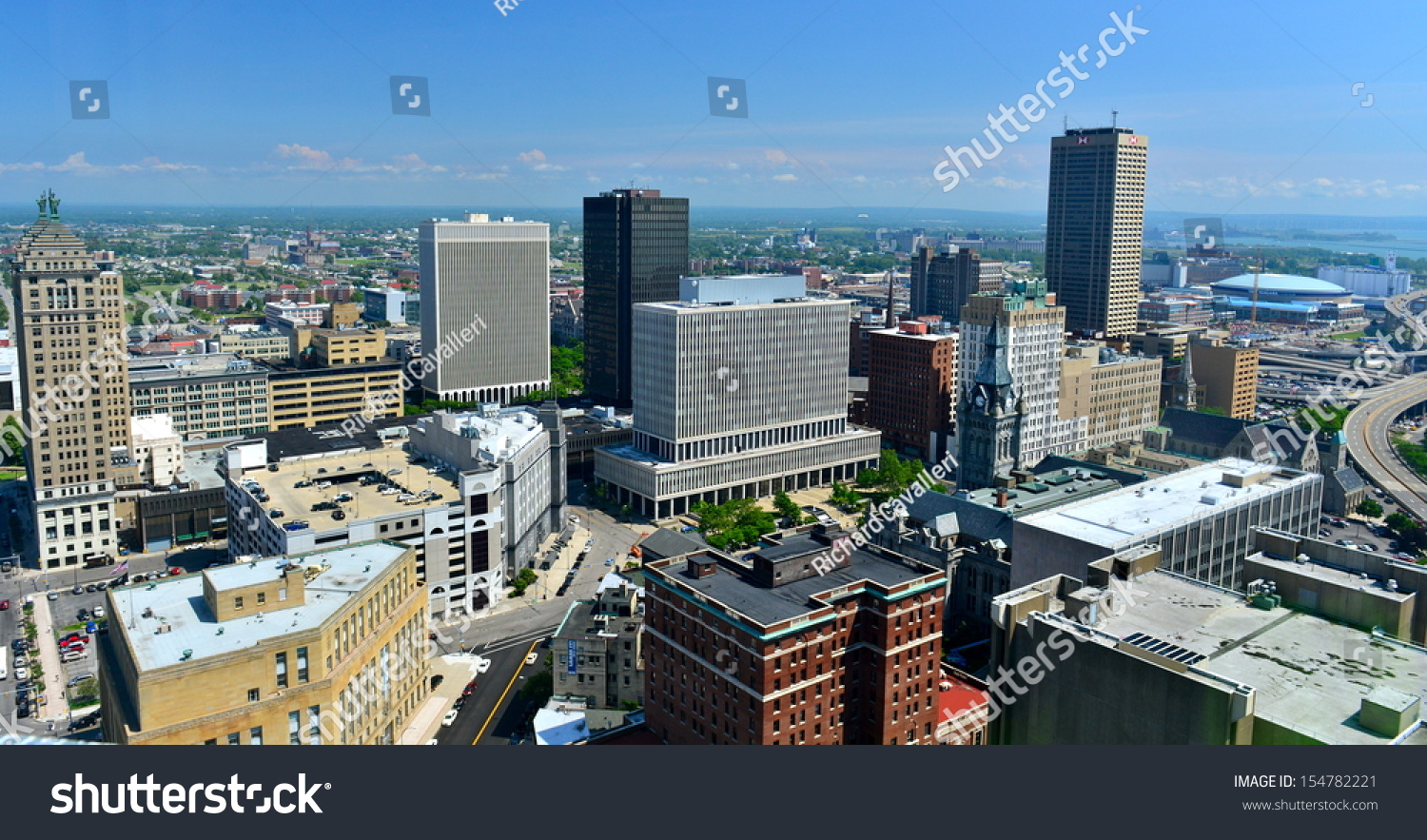 Buffalo June 26 Buffalony Skyline On Stock Photo 154782221 Shutterstock