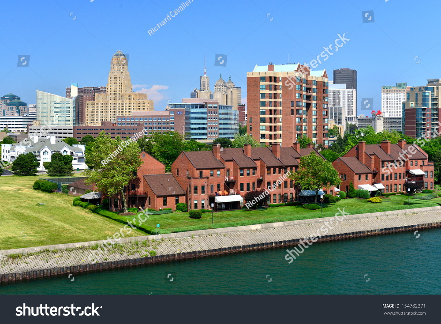 Buffalo June 26 Buffalony Skyline On Stock Photo 154782371 Shutterstock