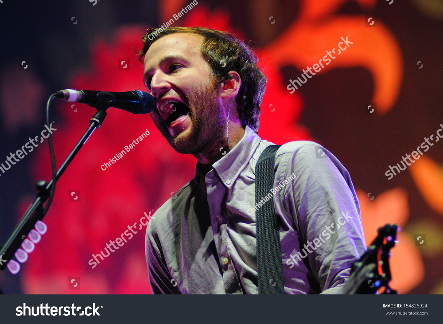 Madrid Sept 14 Chris Baio Bassist Stock Photo 154826924 | Shutterstock