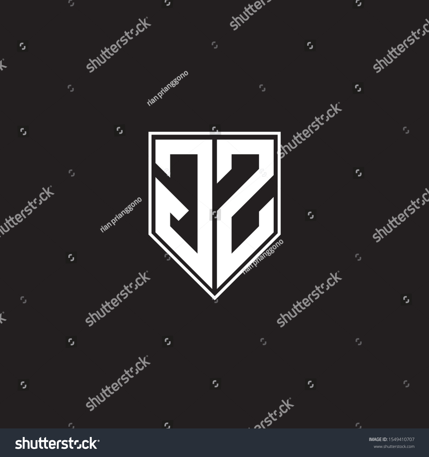 Letter G2 Logo Design Template Stock Vector (Royalty Free) 1549410707 ...