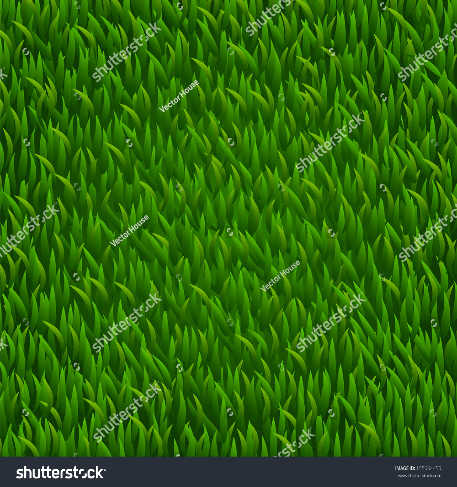 Green Grass Background Vector Illustration Stock Vector (Royalty Free ...