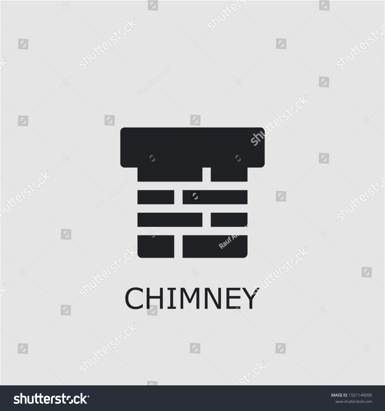 Professional Vector Chimney Icon Chimney Symbol Stock Vector (Royalty ...