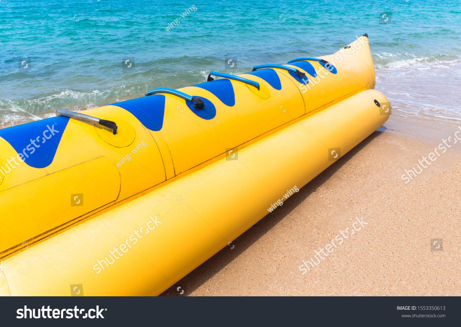 yellow banana boat