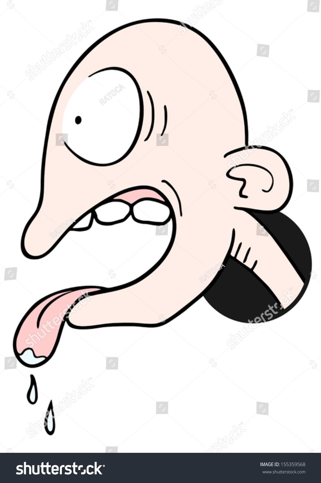 Crazy Face Stock Vector (Royalty Free) 155359568 | Shutterstock