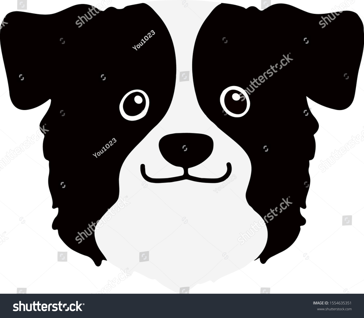 1,225 Cartoon Border Collie Images, Stock Photos & Vectors 