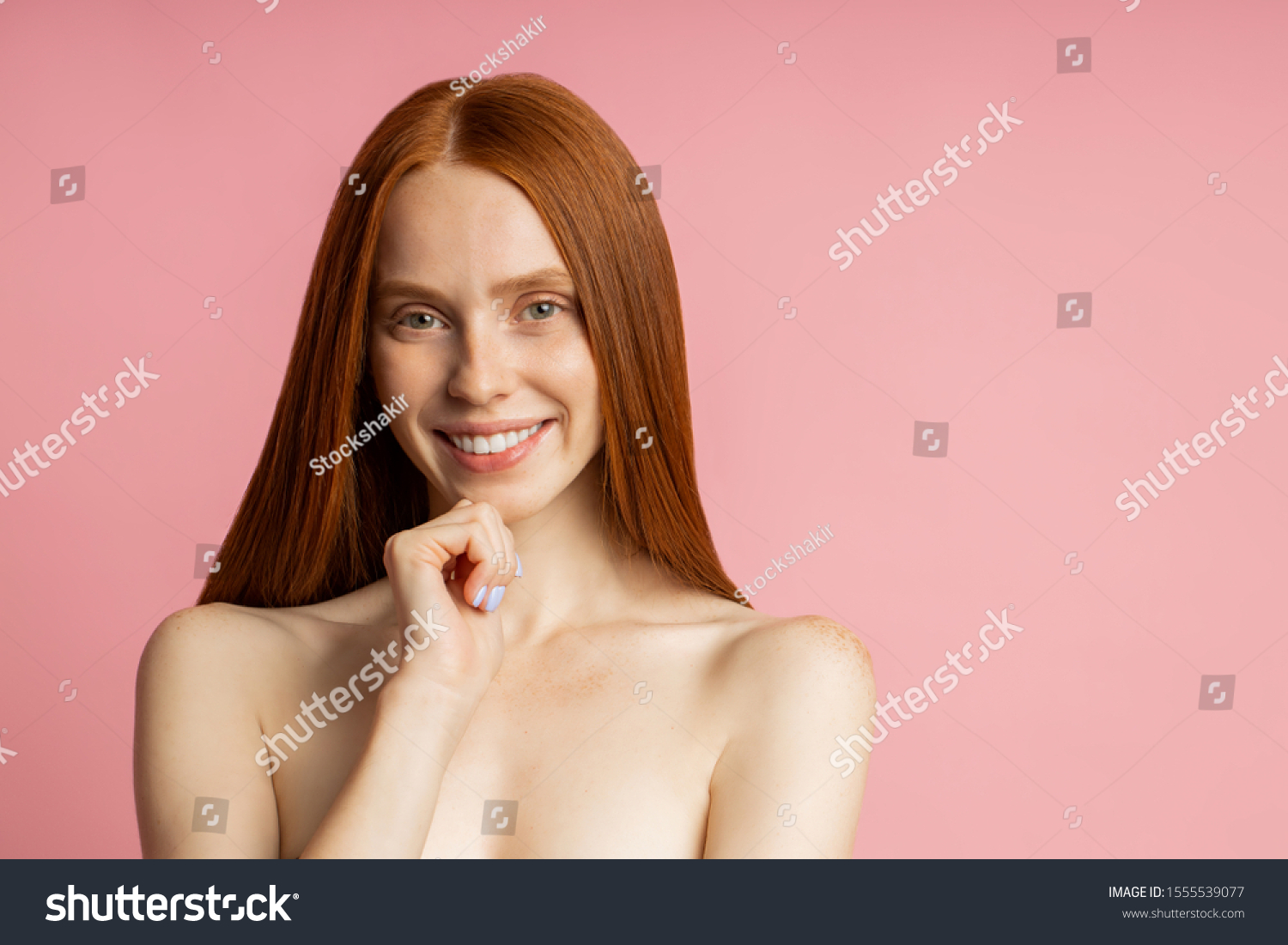 Naked Ginger Woman