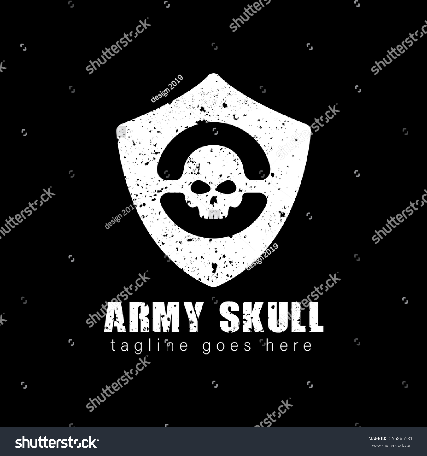 Army Logo Design Icon Design Template Stock Vector (Royalty Free ...