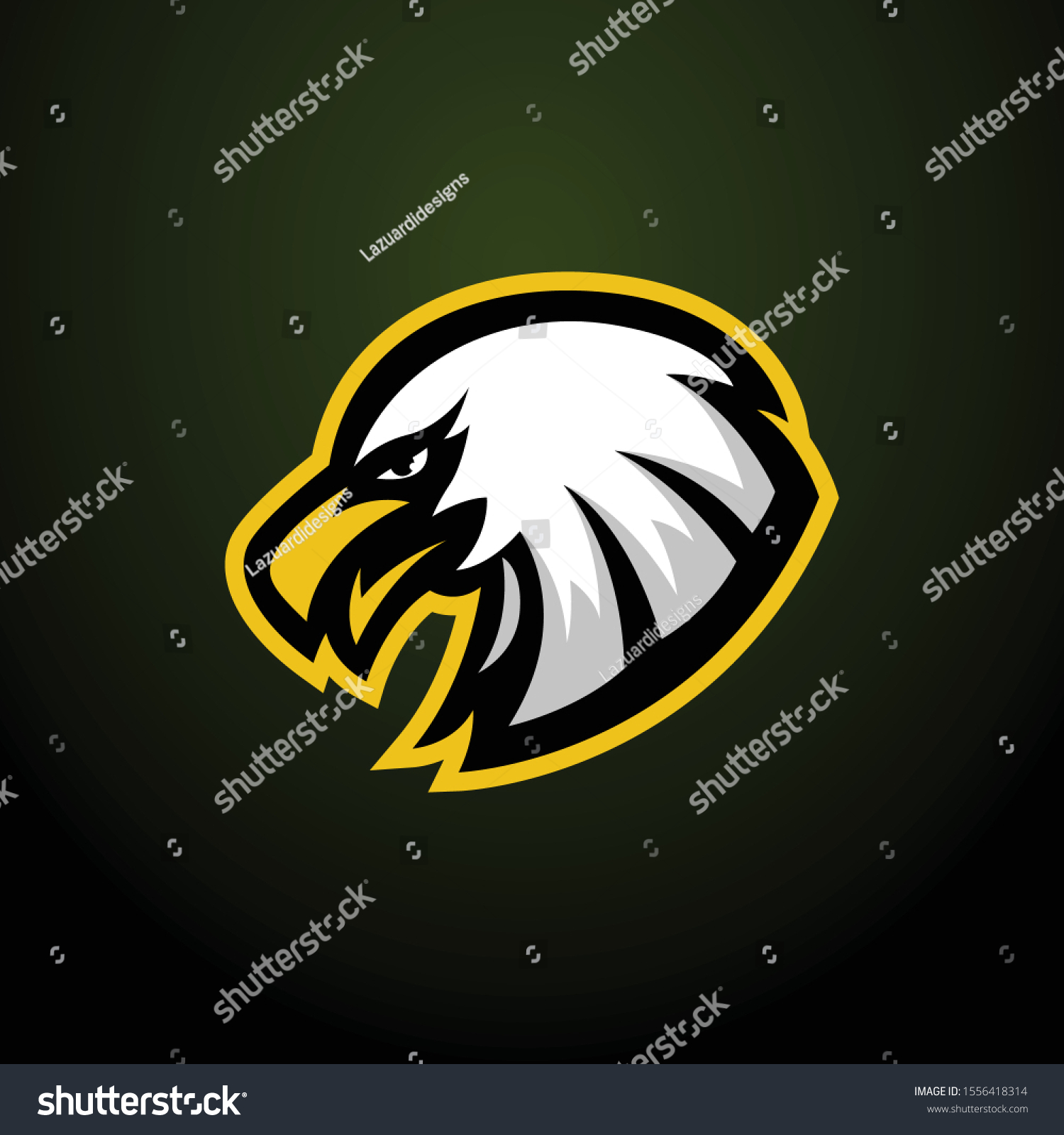 Eagle Esport Gaming Logo Design Eagle Stock Vector (Royalty Free ...