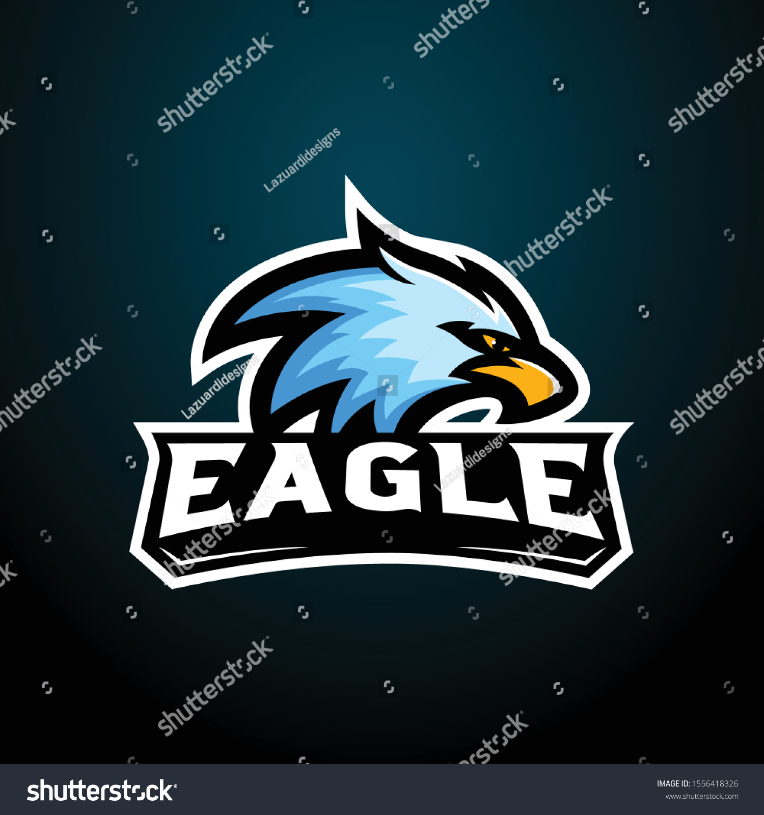 Eagle Esport Gaming Logo Design Eagle Stock Vector (Royalty Free ...